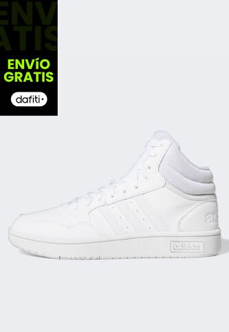 Tenis adidas Sportswear  Hoops 3.0 Mid Classic Blanco adidas Performance