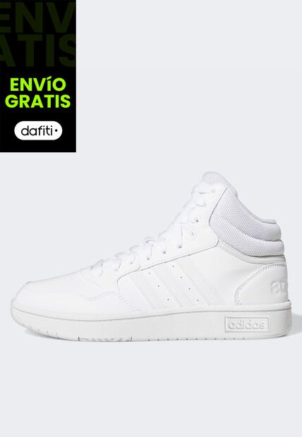 Tenis adidas Sportswear  Hoops 3.0 Mid Classic Blanco