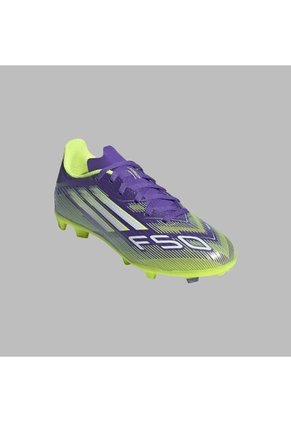 Guayos Adidas Kids F50 League FG/MG - Morado/Verde