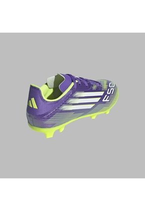 Guayos Adidas Kids F50 League FG/MG - Morado/Verde