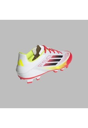 Guayos Adidas Hombre F50 Club FG/MG-Blanco-Rojo