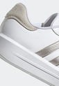 Tenis Lifestyle Blanco-Plateado-Beige adidas Performance Court Plataforma de adidas Performance