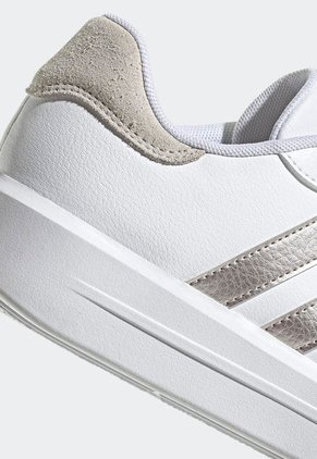 Tenis Lifestyle Blanco-Plateado-Beige adidas Performance Court Plataforma