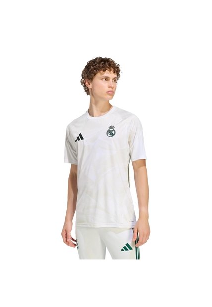 Polera Manga Corta Fútbol Adultos Blanco