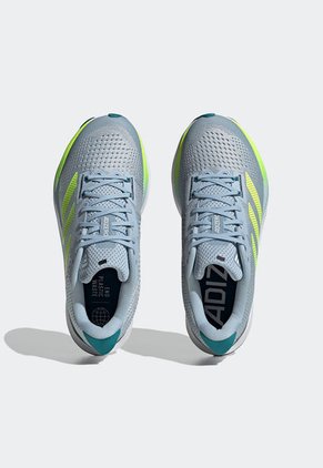 Tenis Running Gris-Blanco-Amarillo Neón adidas Performance Adizero SL