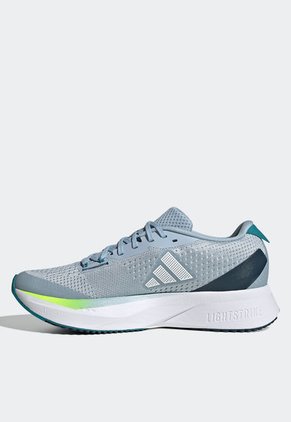 Tenis Running Gris-Blanco-Amarillo Neón adidas Performance Adizero SL