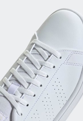 Tenis Lifestyle Blanco-Naranja adidas Performance Advantage Base Court