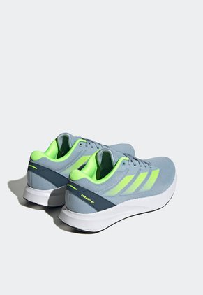 Tenis Running Azul Grisáceo-Blanco-Verde Neón adidas Performance Duramo RC