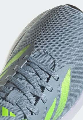 Tenis Running Azul Grisáceo-Blanco-Verde Neón adidas Performance Duramo RC