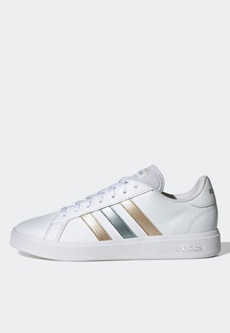 Adidas grand court on sale dorado