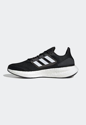 Tenis Running Negro-Blanco-Gris adidas Performance Pureboost 22
