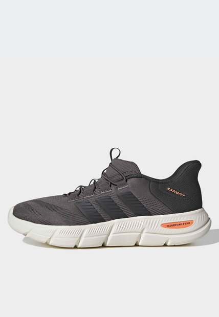 Tenis Lifestyle adidas Sportswear Cloudfoam Flex RapidFit Gris Oscuro
