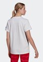 Camiseta Blanco-Rojo adidas Performance Sportswear Marimekkp Estampado de adidas Performance