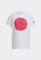 Camiseta Blanco-Rojo adidas Performance Sportswear Marimekkp Estampado de adidas Performance