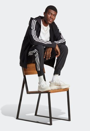 Pantalón Sudadera Negro-Blanco adidas Performance Aeroready Essentials 3 Rayas