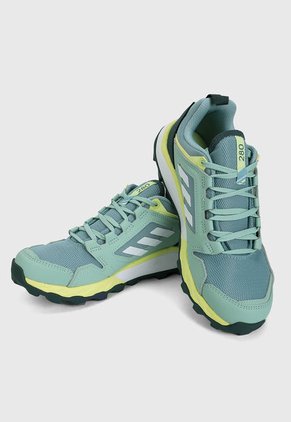 Tenis Running Verde-Blanco-Amarillo adidas Performance Terrex Agravic Tr W