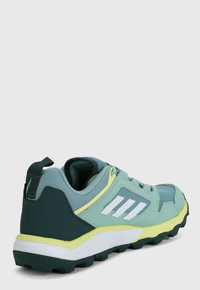 Tenis Running Verde-Blanco-Amarillo adidas Performance Terrex Agravic Tr W