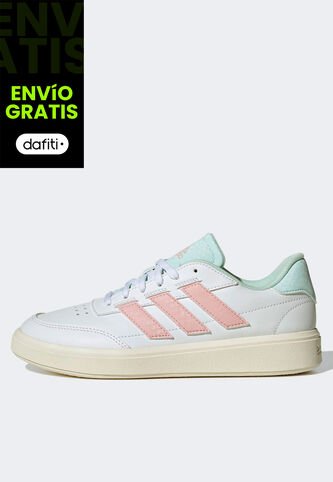 Tenis Lifestyle Blanco-Verde Menta-Rosa adidas Sportswear Courtblock adidas Performance