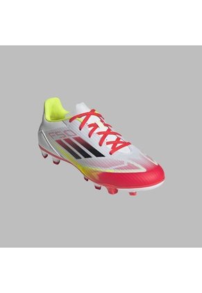 Guayos Adidas Hombre F50 Club FG/MG-Blanco-Rojo