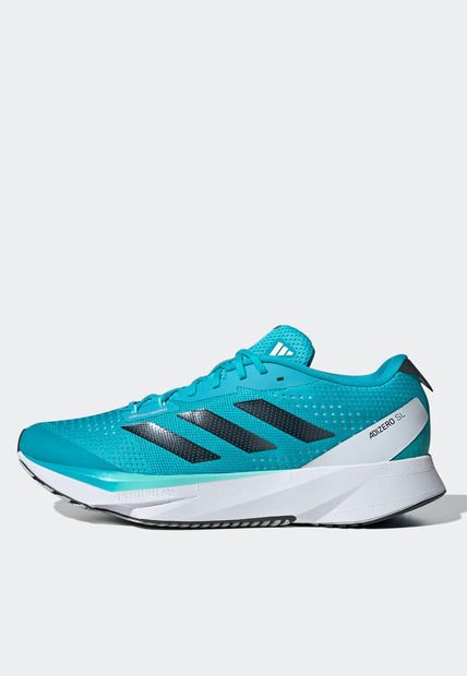 Tenis Running Turquesa-Negro-Blanco adidas Performance Adizero SL