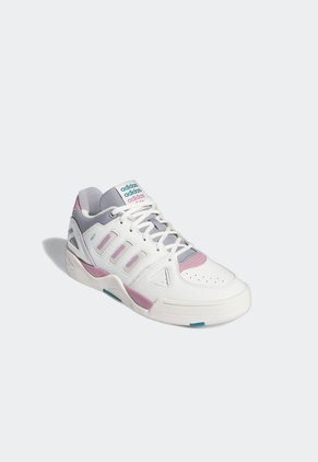 Tenis Lifestyle Marfil-Rosa-Azul Petróleo adidas Performance Midcity Low