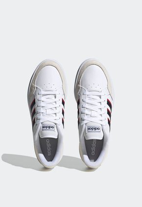 Tenis Lifestyle Blanco-Azul Navy-Rojo adidas Performance Breaknet Court
