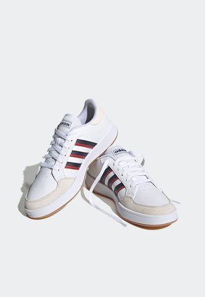 Tenis Lifestyle Blanco-Azul Navy-Rojo adidas Performance Breaknet Court
