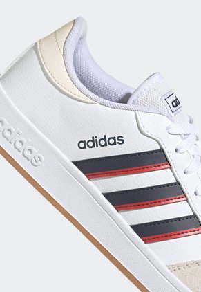 Tenis Lifestyle Blanco-Azul Navy-Rojo adidas Performance Breaknet Court