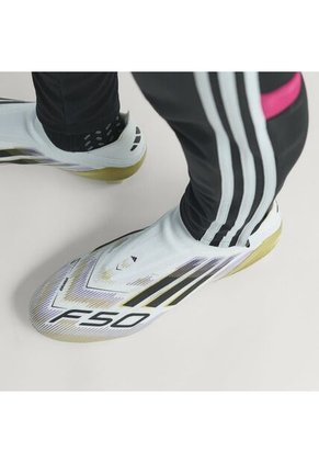 Guayos Adidas Hombre F50 Elite Laceless FG - Blanco/Dorado