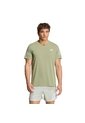 Polera Manga Corta Running Adultos Verde de adidas Performance