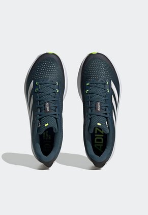 Tenis Running Azul Petróleo-Blanco-Amarillo Neón adidas Performance Adizero SL