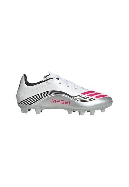 Adidas Performance Guayos Adidas Hombre F50 Messi Club Para Terreno Firme/multiterreno - Blanco - Plateado Guayos