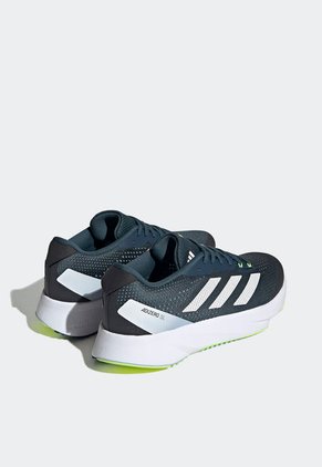 Tenis Running Azul Petróleo-Blanco-Amarillo Neón adidas Performance Adizero SL