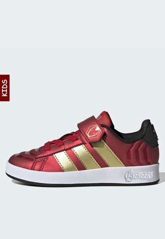 Tenis Lifestyle adidas Sportswear Marvel Avengers Grand Court Rojo adidas Performance