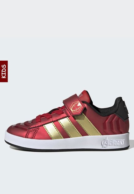 Tenis Lifestyle adidas Sportswear Marvel Avengers Grand Court Rojo