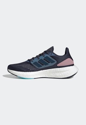 Tenis Running Azul-Rosa-Blanco adidas Performance Pureboost 22