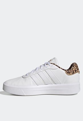 Tenis Lifestyle Blanco-Animal Print-Dorado adidas Performance Court Platform