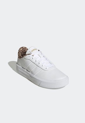 Tenis Lifestyle Blanco-Animal Print-Dorado adidas Performance Court Platform