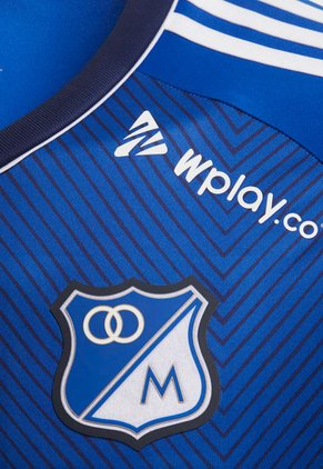 Camiseta Azul-Blanco adidas Performance Local Millonarios FC