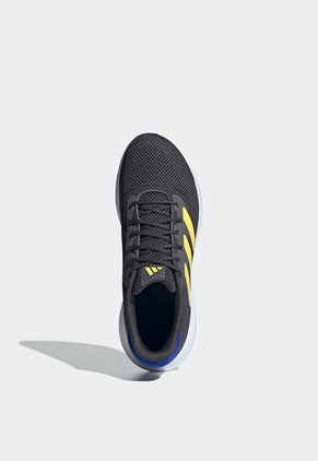 Tenis Running Gris Oscuro-Amarillo-Azul adidas Performance Response Runner