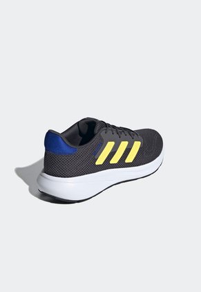 Tenis Running Gris Oscuro-Amarillo-Azul adidas Performance Response Runner