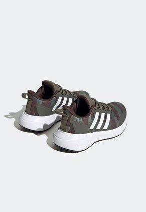 Tenis Running Verde-Café-Blanco adidas Kids Fortarun 2.0 Cloudfoam Sport Running Lace