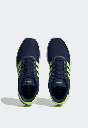 Tenis Lifestyle Azul-Verde Neón adidas Performance Lite Racer 3.0