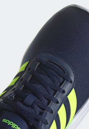 Tenis Lifestyle Azul-Verde Neón adidas Performance Lite Racer 3.0