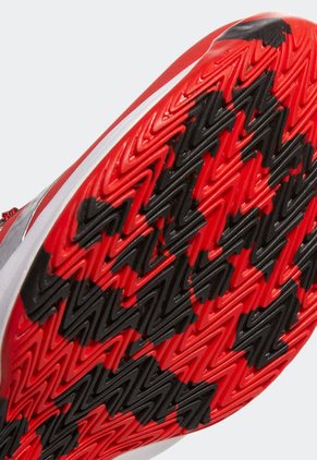 Tenis Basketball Rojo-Blanco-Negro-Plateado adidas Kids Cross Em Up 5 K Wide