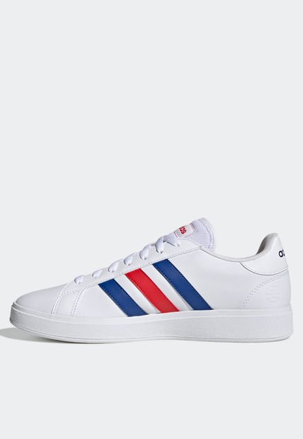 Tenis Lifestyle Blanco Azul Rojo adidas Performance Grand Court TD Compra Ahora Dafiti Colombia