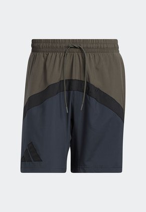 Pantaloneta Verde-Negro adidas Performance Galaxy