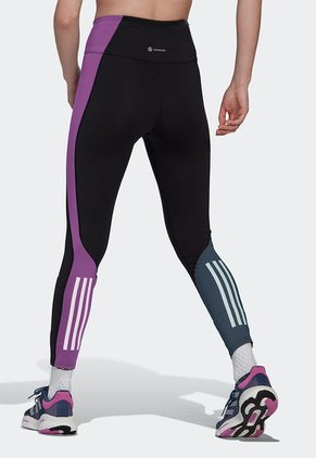 Leggings Negro-Azul-Fucsia adidas Performance