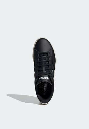 Tenis Lifestyle Negro-Blanco-Marfil adidas Performance Grand Court 2.0