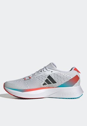 Tenis Running Blanco-Coral-Azul adidas Performance Adizero SL